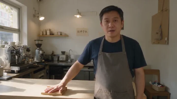 火种咖啡店作品画面